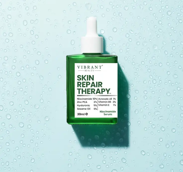 Vibrant Beauty Niacinamide Serum minimizes pores and balances oil